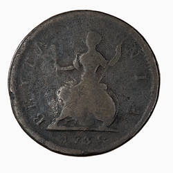 Coin - Farthing, George II, Great Britain, 1735 (Reverse)