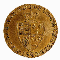 Coin - Half-Guinea, George III, Great Britain, 1790 (Reverse)