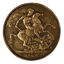 Coin - 2 Pounds, George IV, Great Britain, 1823 (Reverse)