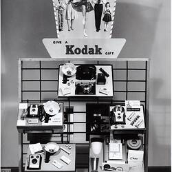 Photograph - Kodak, Product Display, 'Give Fun! Give a Camera From the Kodak Camera Parade'