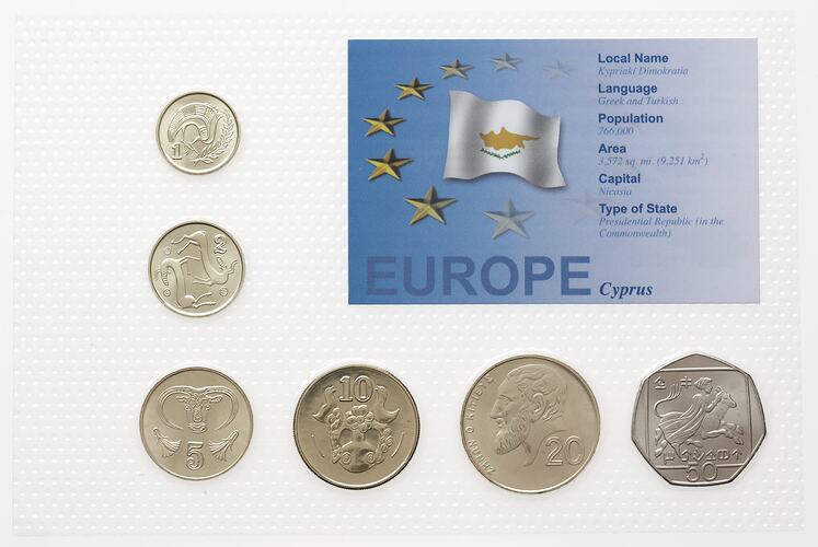 Coin Set - 'The Last Coins', Cyprus, 2004