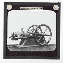 Lantern Slide - Tangyes Ltd, Town Gas Engine, circa 1910