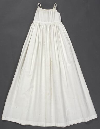 Christening Gown - White Cotton Lawn, 1780