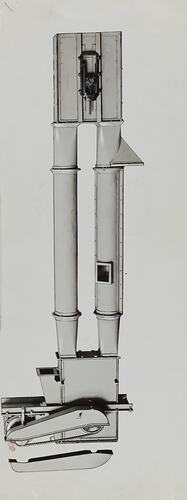 Photograph - Schumacher Mill Furnishing Works, Belt Elevator, Port Melbourne, Victoria, 1938