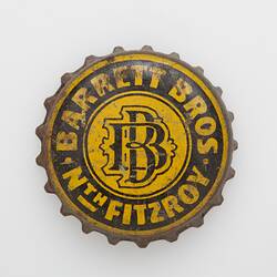 Bottle Top - Barrett Bros., Tomato Paste Making, circa 1920s-1940s