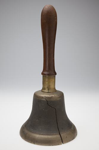 Hand Bell - Adolph Bruhn & Son, Brass & Wood, circa 1870s-1950s