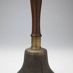 Hand Bell - Adolph Bruhn & Son, Brass & Wood, circa 1870s-1950s