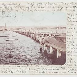 Postcard - Glenelg, near Adelaide, To Anna Scott from Marion Flinn, circa 1904 - 1907