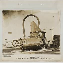 Photograph - Crankless Engines (Australia) Pty Ltd, Air Compressor, Fitzroy, Victoria, 1921