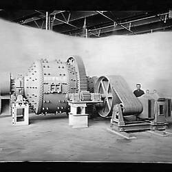 Glass Negative - Conical Ball Mill for North Broken Hill Ltd, Chas Ruwolt Pty Ltd, 1931