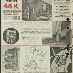 Publicity Brochure - H.V McKay Massey Harris, 44K Tractor, 1950