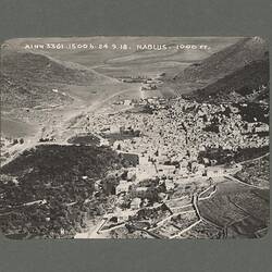 Photograph - Nablus, Palestine, Middle East, World War I, 24 Sept 1918