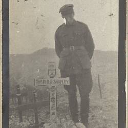 Photograph - Grave of Private H.G. Shapley, Somme, France, Sergeant John Lord, World War I, 1916-1919