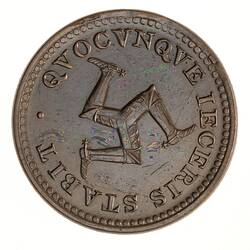 Token - 1/2 Penny, Isle of Man Bank, Castletown, Isle of Man, 1811