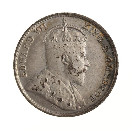 Coin - 5 Cents, Hong Kong, 1905