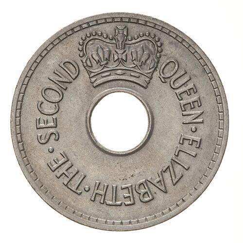 Coin - 1 Penny, Fiji, 1964