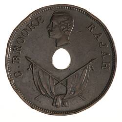 Coin - 1 Cent, Sarawak, 1893