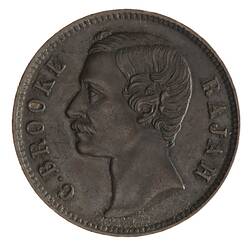Coin - 1 Cent, Sarawak, 1887