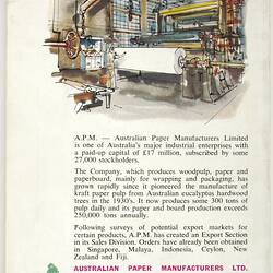 Booklet - International Trade Fair Catalogue, Melbourne