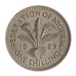 Coin - 1 Shilling, Nigeria, 1959