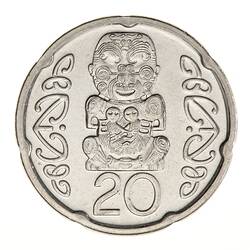 Coin - 20 Cents, New Zealand, 2006