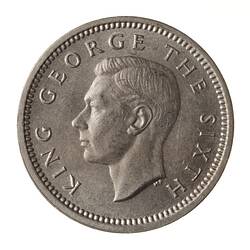 Coin - 3 Pence, New Zealand, 1948