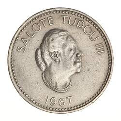 Coin - 10 Seniti, Tonga, 1967