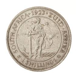 Coin - 1 Shilling, South Africa, 1923