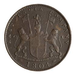 Coin - 1 Pice, Bombay Presidency, India, 1804