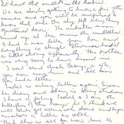 Letter - From Hope Macpherson to her Mother During Expedition to Antarctic, 17 Dec 1959