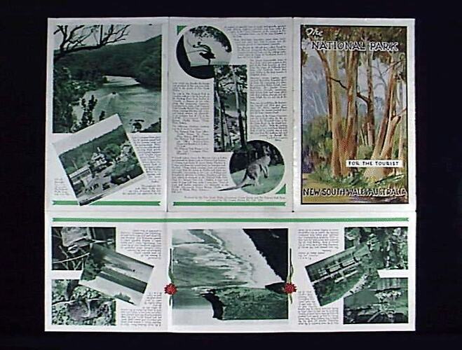 Brochure - The National Park for the Tourist, New South Wales, Australia, 1939