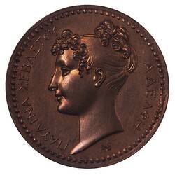 Medal - Visit to the Paris Mint, Princess Paulina Borghese, France, 1813
