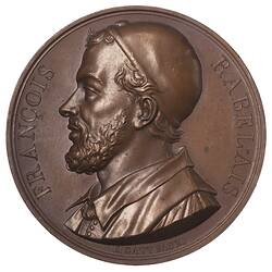 Medal - Francois Rabelais, France, 1818