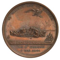 Medal - Napoleon's Death on St Helena, France, 1821