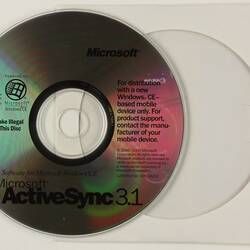 Compact Disc - Microsoft ActiveSync 3.1, Pocket PC, Compaq Ipaq