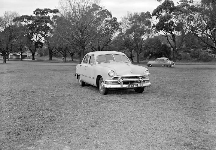 Nash Motors, Ajax Motor Car in Park, Richmond, Victoria, Jul 1958