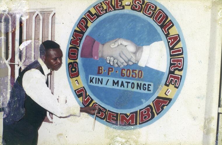 Nickel Mundabi Painting Mural, Kin Matonge,  Congo