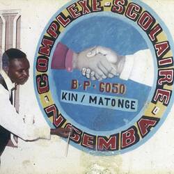 Digital Photograph - Nickel Mundabi Painting Mural, Kin Matonge,  Congo, 1998