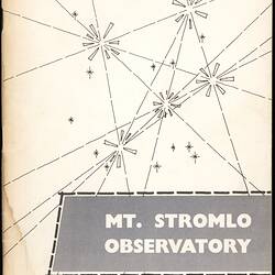 Establishing Mount Stromlo Observatory, 1911-1912