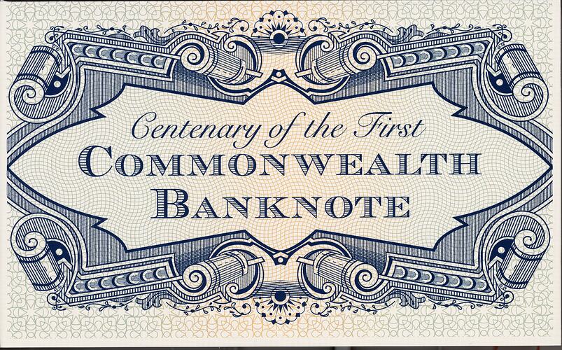 Stamp Pack -  Centenary of the First Commonwealth Banknote, Melbourne, 11 May 2013