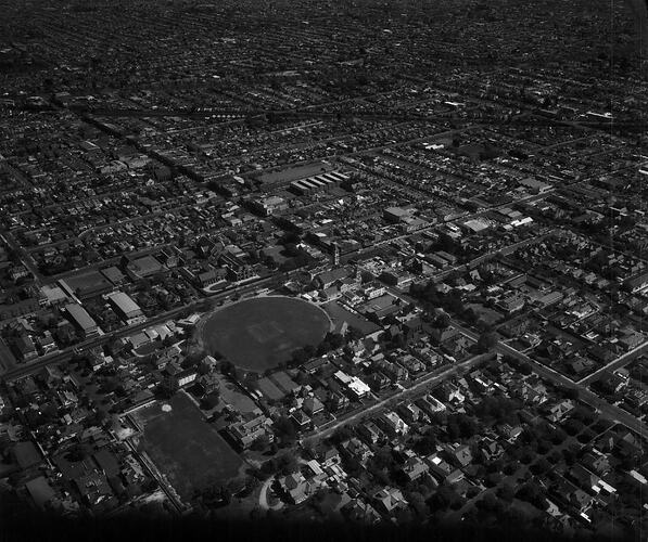 Negative - Aerial View of Malvern, Victoria, circa 1960-1970