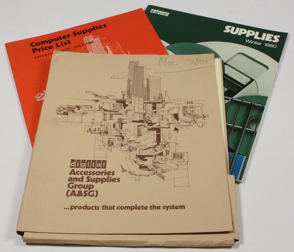 Catalogues - Digital, Computer Supplies Updated Price Lists, 1980