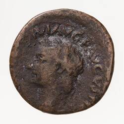 Coin - As, Emperor Tiberius, Ancient Roman Empire, 35-37 AD