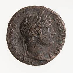 Coin - As, Emperor Hadrian, Ancient Roman Empire, 125-128 AD