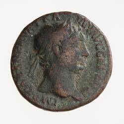 Coin - As, Emperor Trajan, Ancient Roman Empire, 101-102 AD
