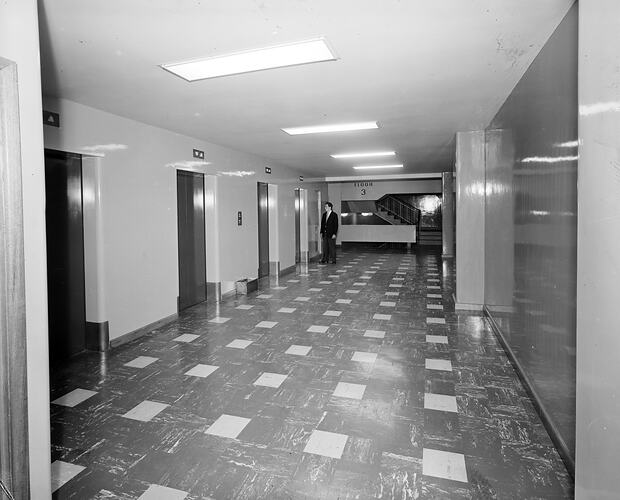 Colonial Sugar Refining Co Ltd., View of a Hallway, Victoria, 13 Apr 1959