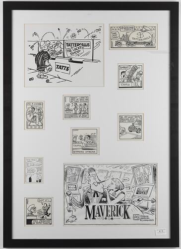Cartoons - Australian Newspaper, Gambling