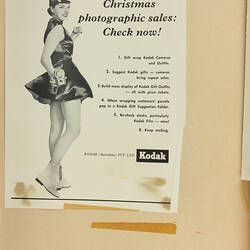 Scrapbook - Kodak Australasia Pty Ltd, Advertising Clippings, 'Sample Ads V', Coburg, 1962-1963