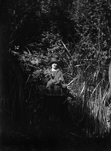 Woman In Forest, circa 1910 - 1930