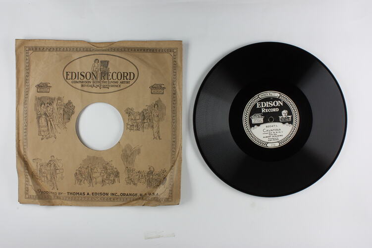 Disc Recording - Edison, Double-Sided, 'Cavatina' & 'Humoreske', 1915-1929